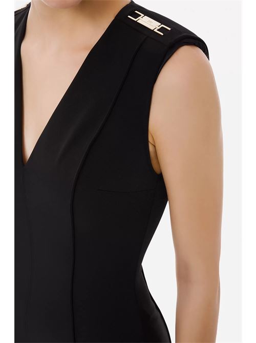 Sleeveless v-neck sheath dress ELISABETTA FRANCHI | AB09621E2.110